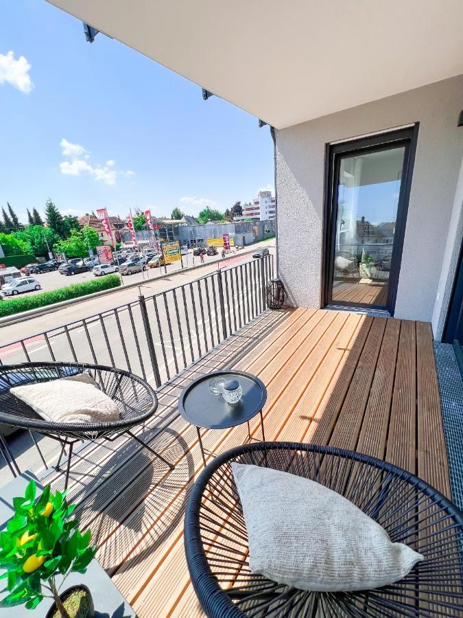 Sunset Club - Suite L Balkon - Kueche - Parkplatz Μέμμινγκεν Εξωτερικό φωτογραφία